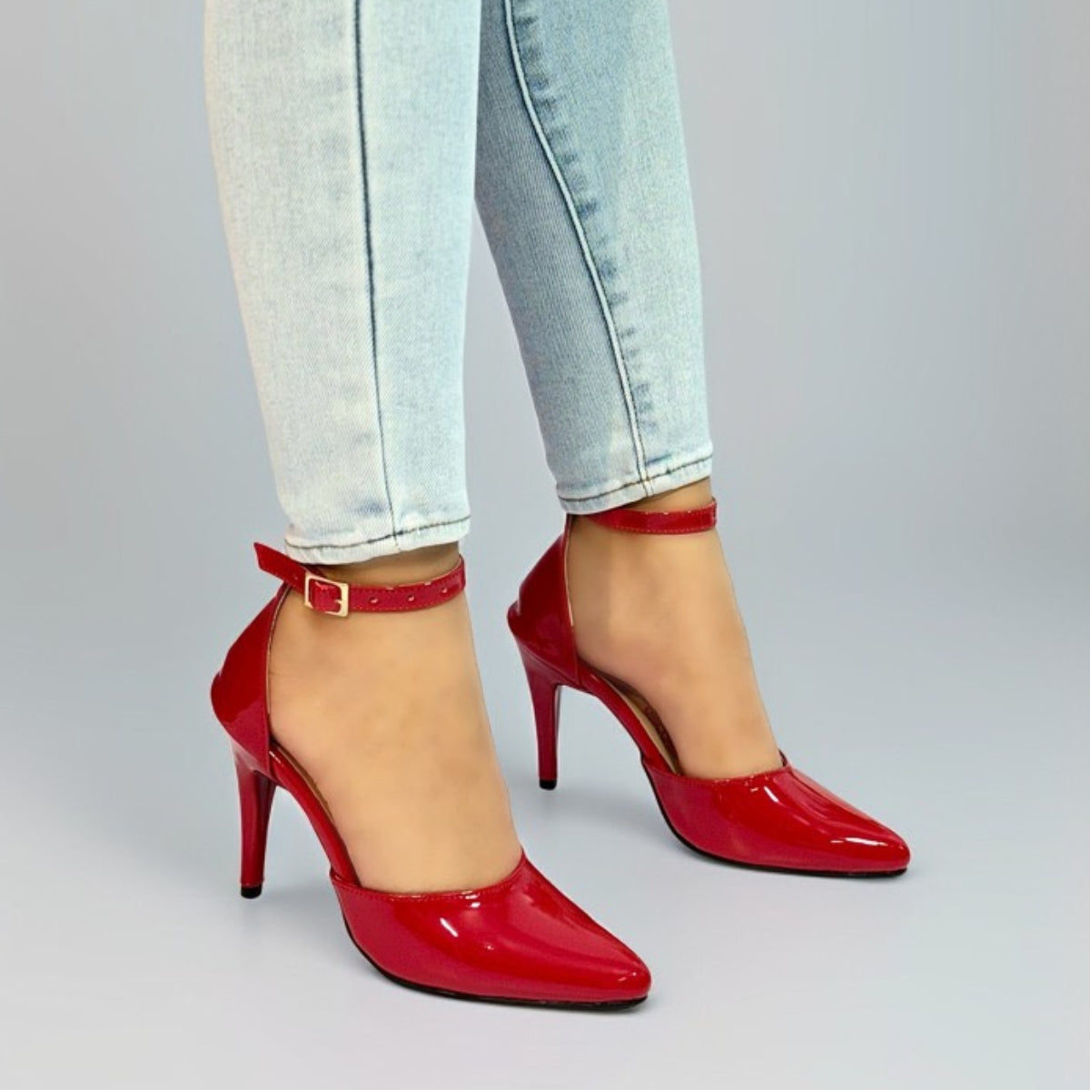 Zapatos de Tacón para Mujer con Correa al Tobillo Elegantes - Tienda Serrano