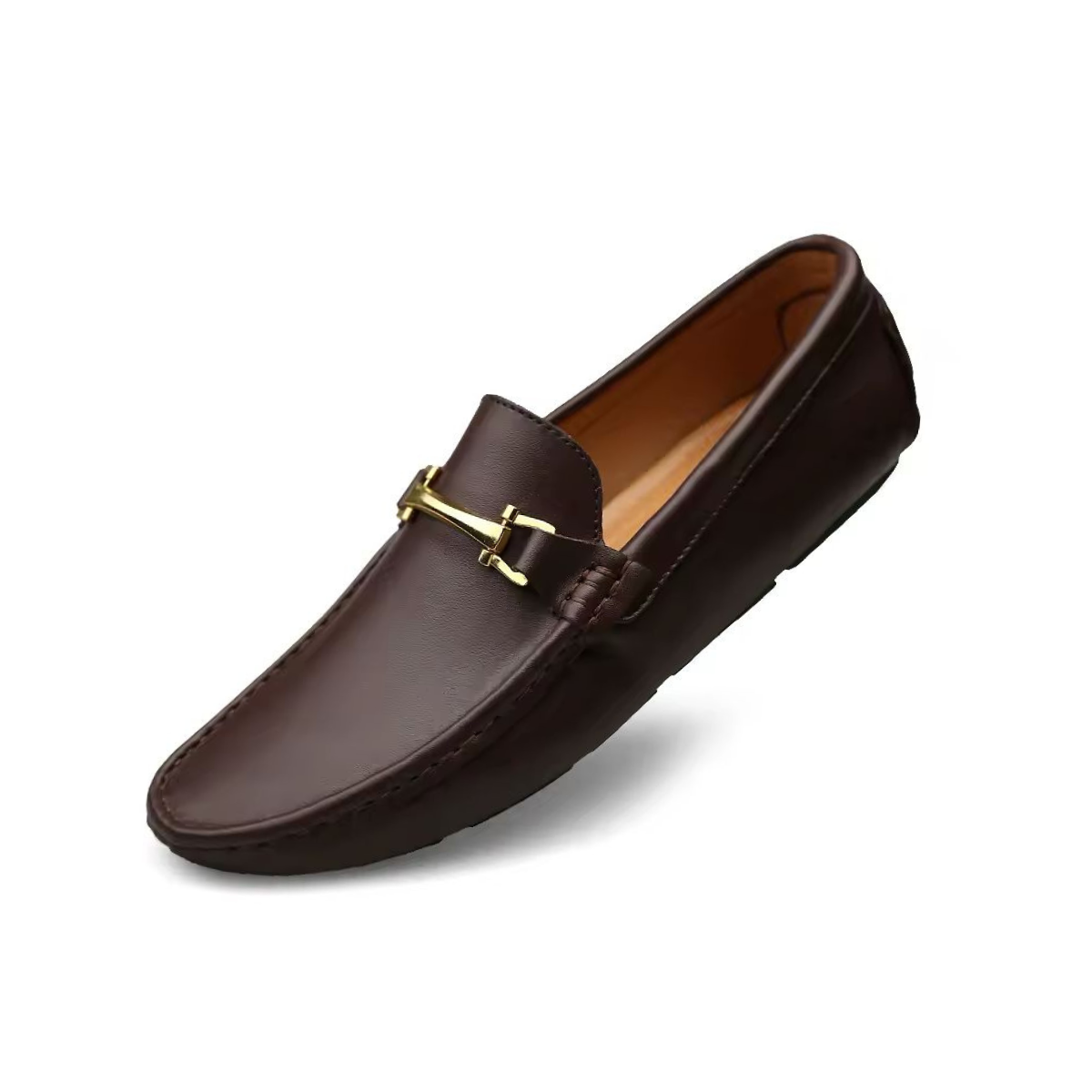 Mocasín Hombre en Cuero con Elevación Interna Elegante - Tienda Serrano