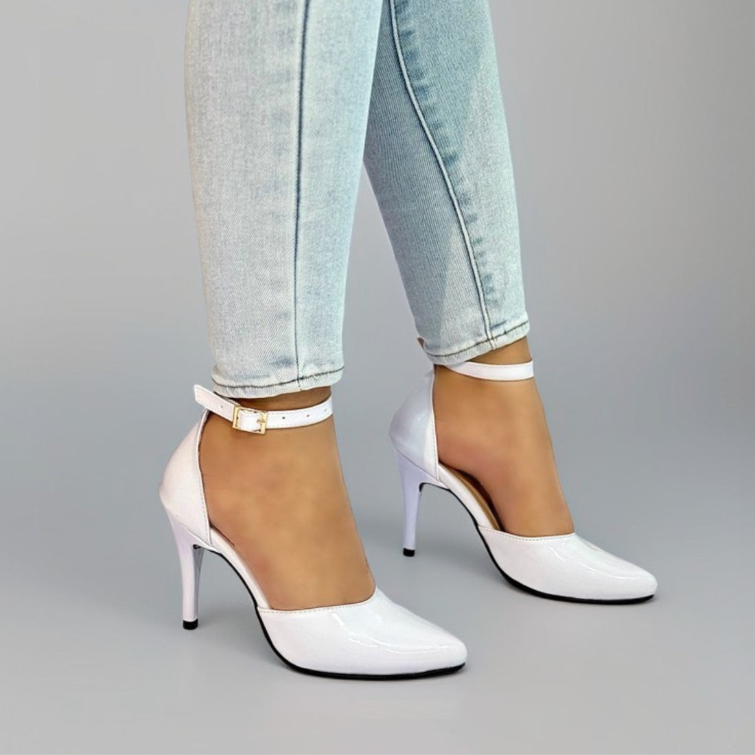 Zapatos de Tacón para Mujer con Correa al Tobillo Elegantes - Tienda Serrano