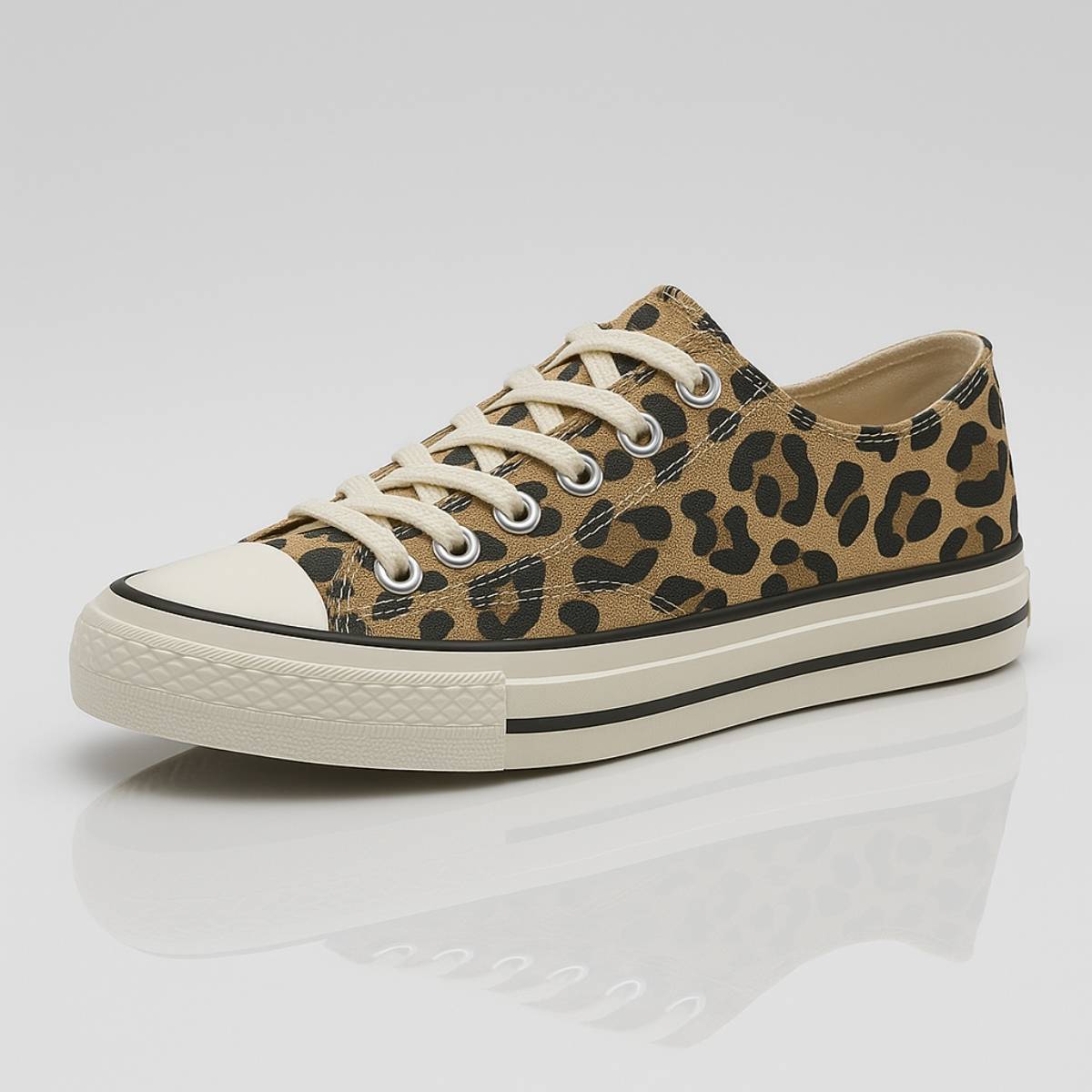 Tenis Casual Para Mujer Con Animal Print [2x1] ¡Agrega 2 Y Paga Solo 1!
