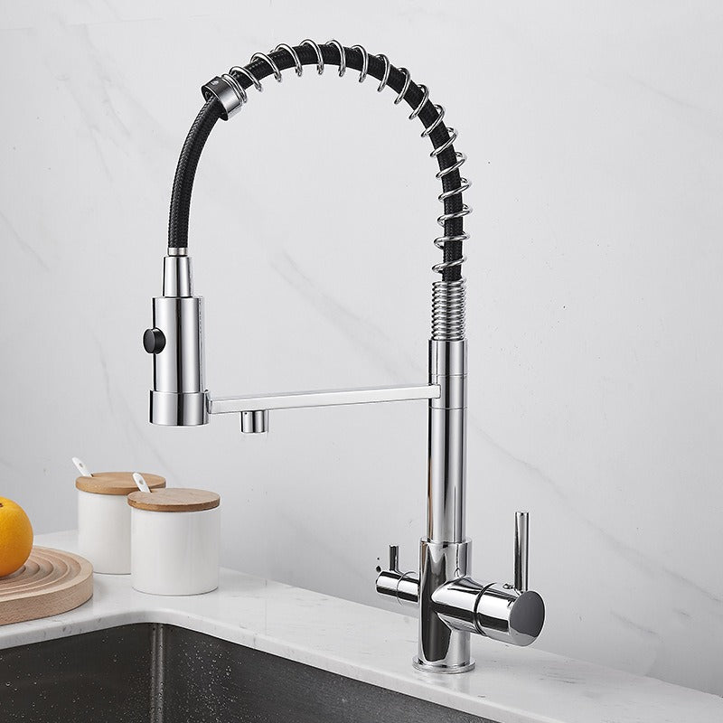 Grifo Purificador de Agua para Cocina – Monomando con Filtro Integrado y Pico Giratorio 360° tienda serrano
