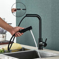 Grifo de Cocina Gourmet en Acero Inoxidable – Monomando Extensible con Mezclador de Agua Caliente y Fría Tienda Serrano