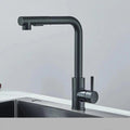 Grifo de Cocina Gourmet en Acero Inoxidable – Monomando Extensible con Mezclador de Agua Caliente y Fría Tienda Serrano