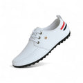 Zapato Hombre Casual Tipo Mocasín en Cuero Blanco - Tienda Serrano