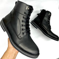 Botas Hombre en Cuero de Caña Media – Estilo urbano con funcionalidad - Tienda Serrano