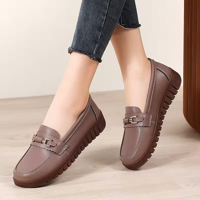 Mocasín para Mujer de Cuero – Elegante, Cómodo y Casual - Tienda Serrano