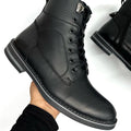 Botas Hombre en Cuero de Caña Media – Estilo urbano con funcionalidad - Tienda Serrano