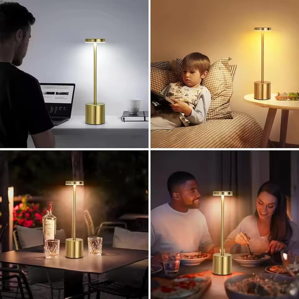 Lámpara de Mesa LED Inalámbrica con Sensor Táctil y Luz Regulable Tienda serrano 