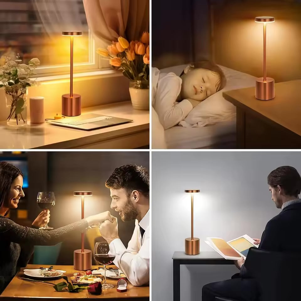 Lámpara de Mesa LED Inalámbrica con Sensor Táctil y Luz Regulable Tienda serrano 