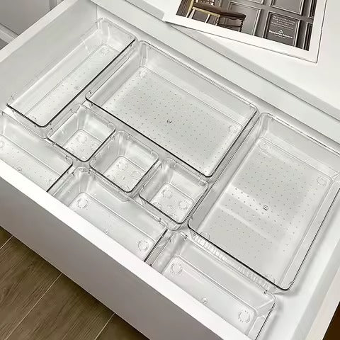 Organizador de Cubiertos Acrílico Premium – Higiene, Organización y Elegancia [ÚLTIMO DÍA DE PROMOCIÓN]