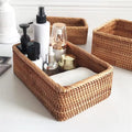 Set de Cestos de Mimbre Organizador Multiusos y Decorativo – Estilo y Orden para tu Hogar