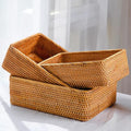 Set de Cestos de Mimbre Organizador Multiusos y Decorativo – Estilo y Orden para tu Hogar