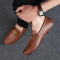 Mocasín Hombre en Cuero con Elevación Interna Elegante - Tienda Serrano