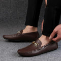 Mocasín Hombre en Cuero con Elevación Interna Elegante - Tienda Serrano