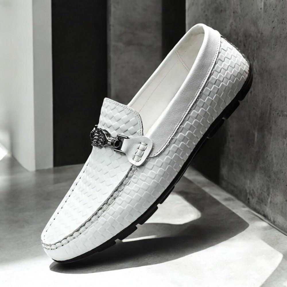 Mocasín Hombre en Cuero – Estilo Sofisticado y Confortable – Zapato Hecho a Mano