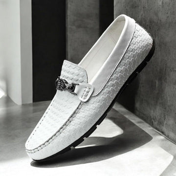 Mocasín Hombre en Cuero – Estilo Sofisticado y Confortable – Zapato Hecho a Mano