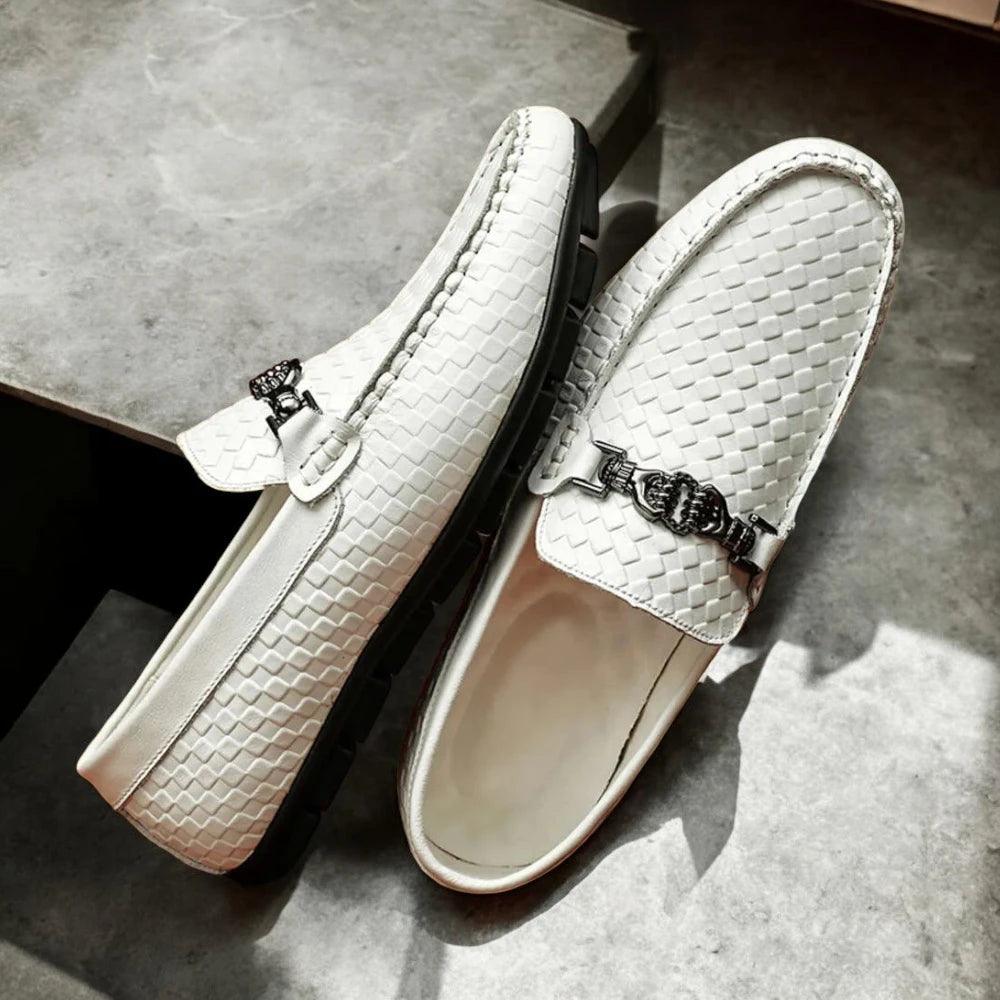 Mocasín Hombre en Cuero – Estilo Sofisticado y Confortable – Zapato Hecho a Mano