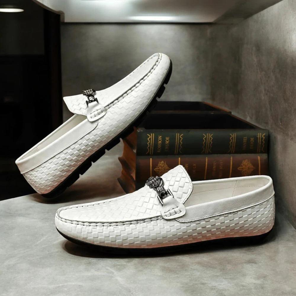 Mocasín Hombre en Cuero – Estilo Sofisticado y Confortable – Zapato Hecho a Mano