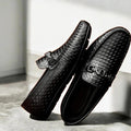 Mocasín Hombre en Cuero – Estilo Sofisticado y Confortable – Zapato Hecho a Mano