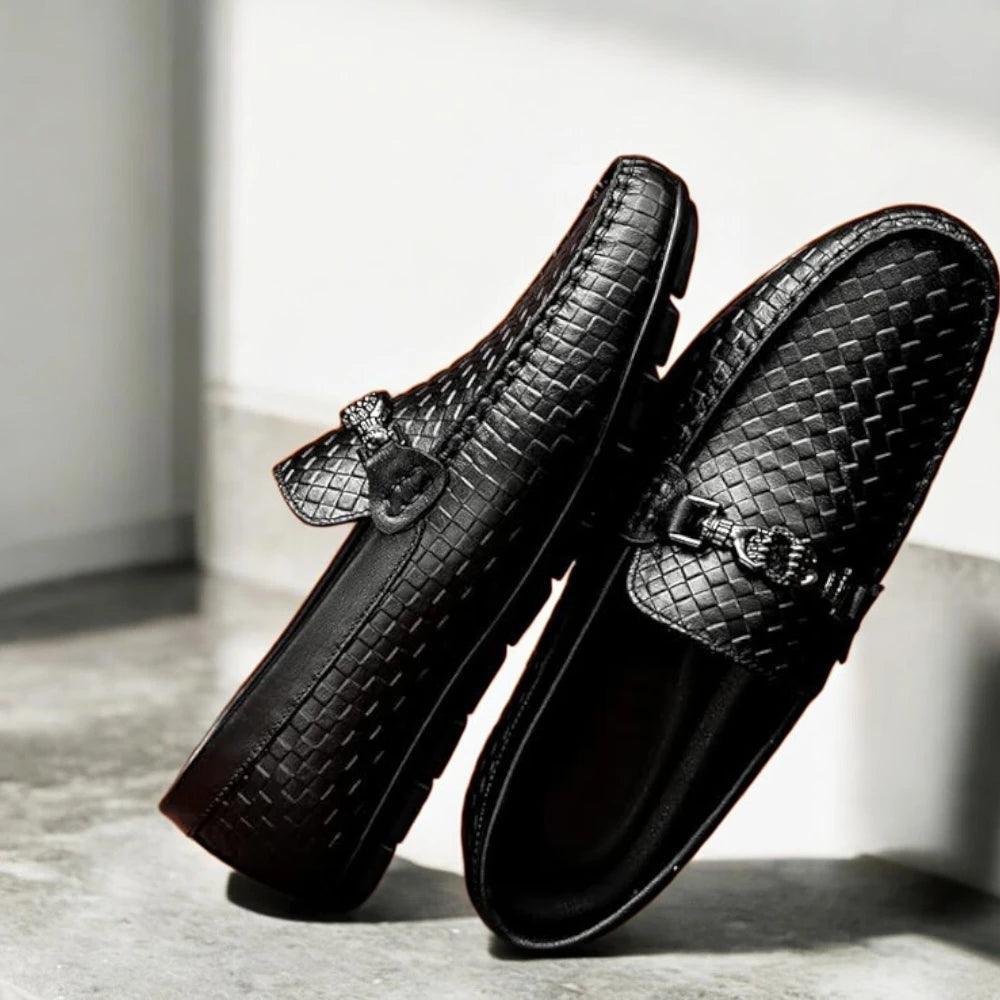Mocasín Hombre en Cuero – Estilo Sofisticado y Confortable – Zapato Hecho a Mano